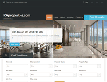 Tablet Screenshot of iraproperties.com